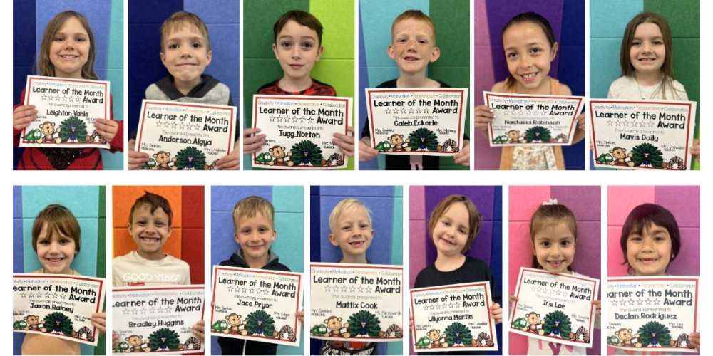 PS learners of month