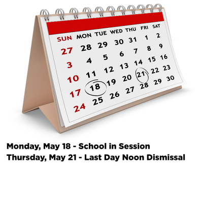 calendar of May 2026