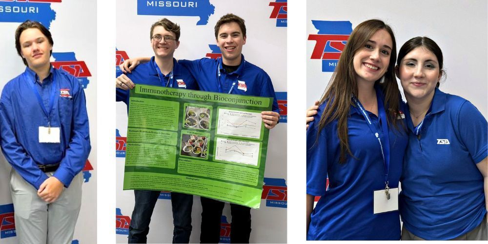 Luke Sellers, Wyatt Coursey, Connor Love, Emilia Pearson, and Emma Putalavage