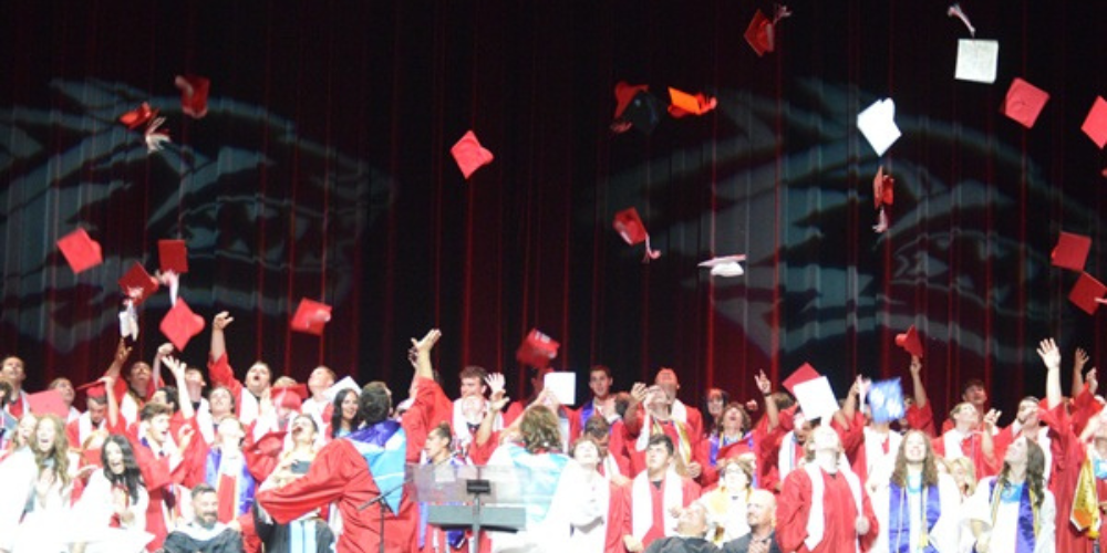 graduation cap toss