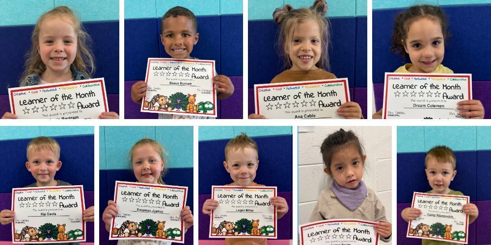 Top Row L to R - Josie Bertram, Beaux Burnett, Ana Cable, Dream Coleman, Rip Davis  Bottom Row L to R -  Emerson Justice, Logan Miller, Luoyi Smith, Casey Stipanovich
