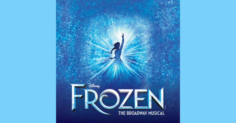 Outline of Princess Else with the words "Frozen the Musical"