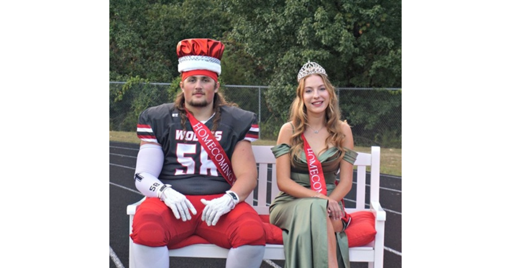 Jayden Stevens and Claire Ross