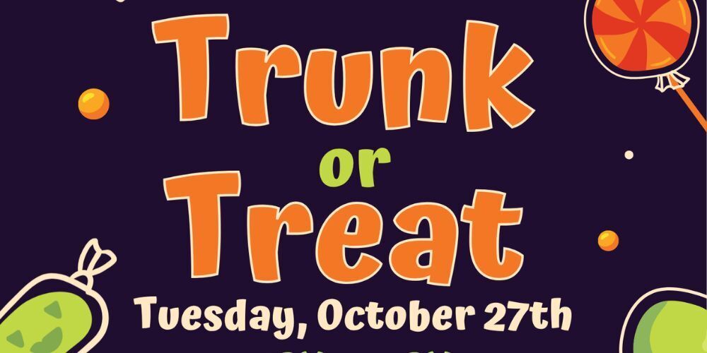 "Trunk or Treat" with halloween candy