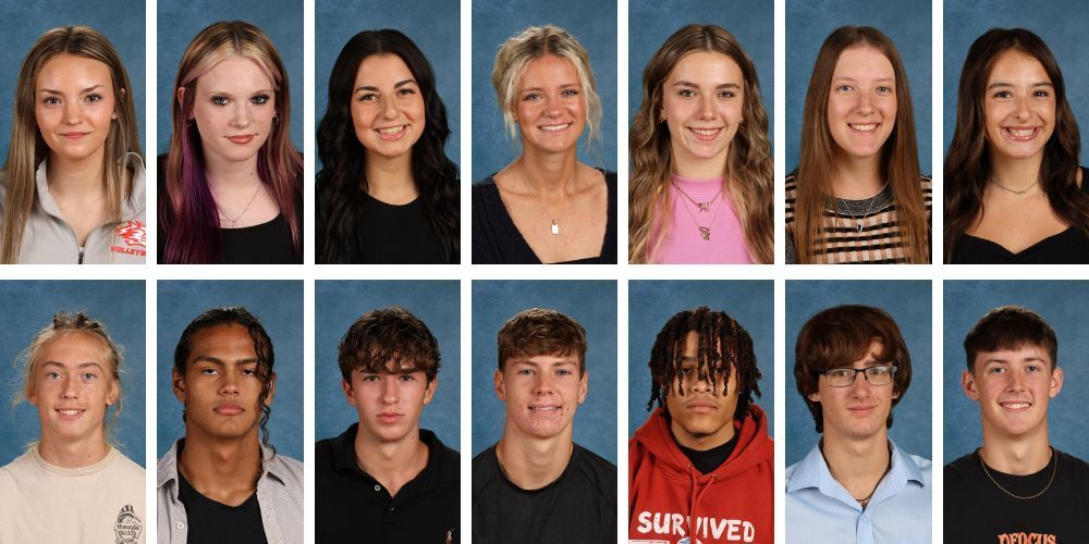 collage of 14 high school students