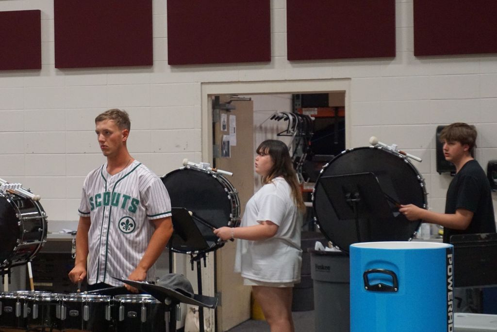 calvin drumming