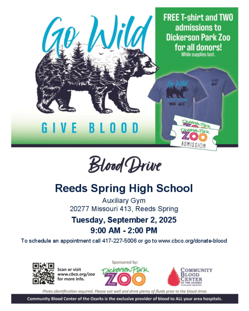 blood drive flyer