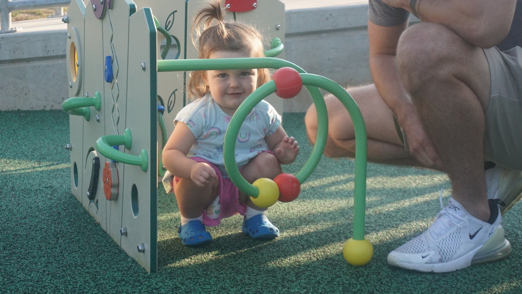 girl playing