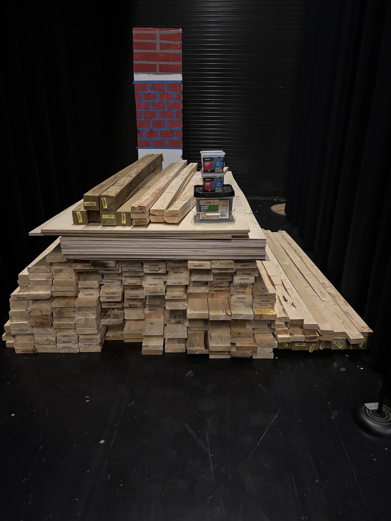 wood used on set