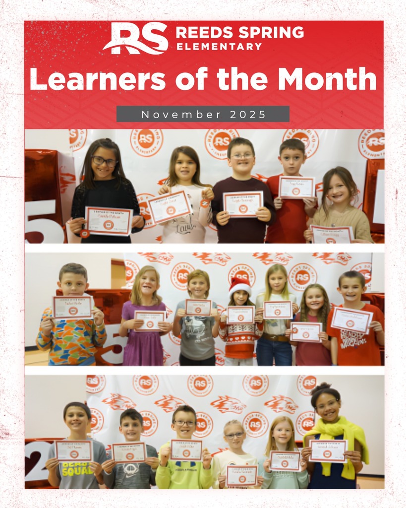 Elementary School Learners of the Month 
