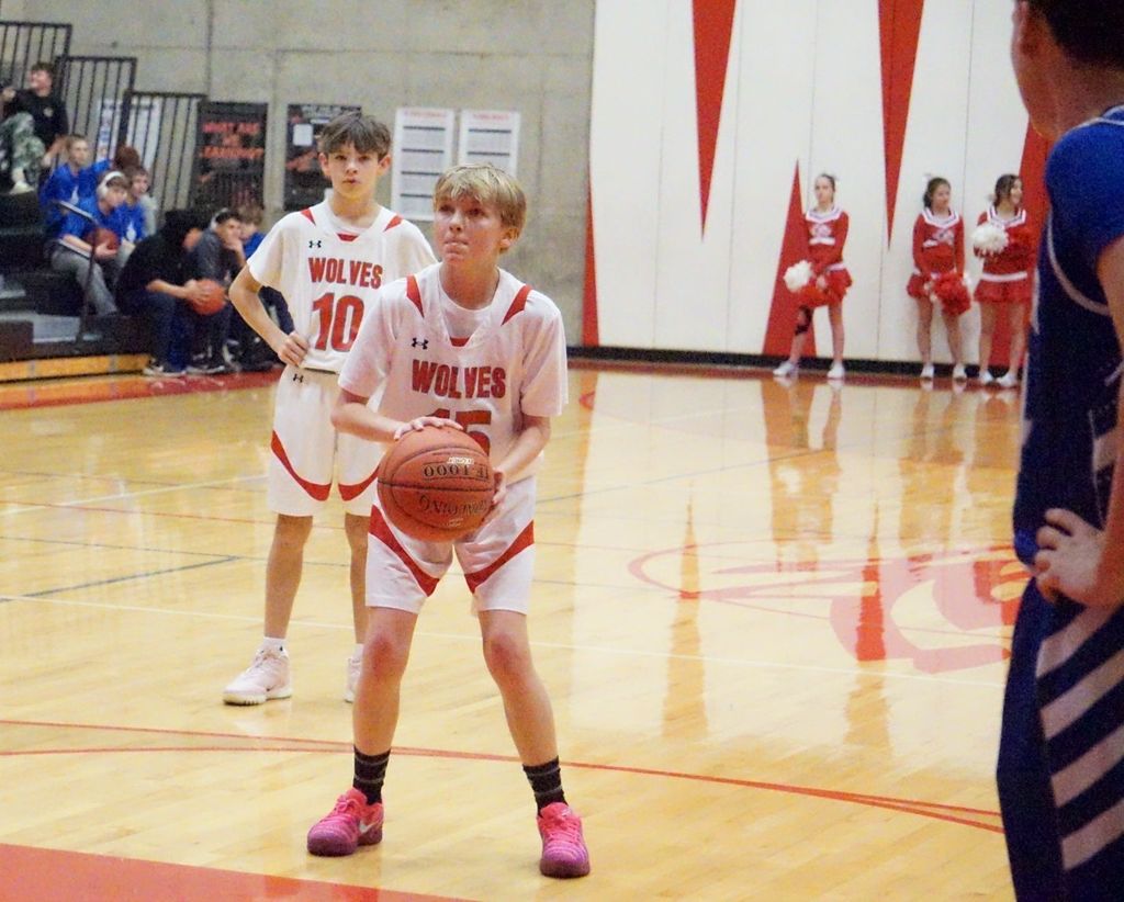 #15 shooting free throw