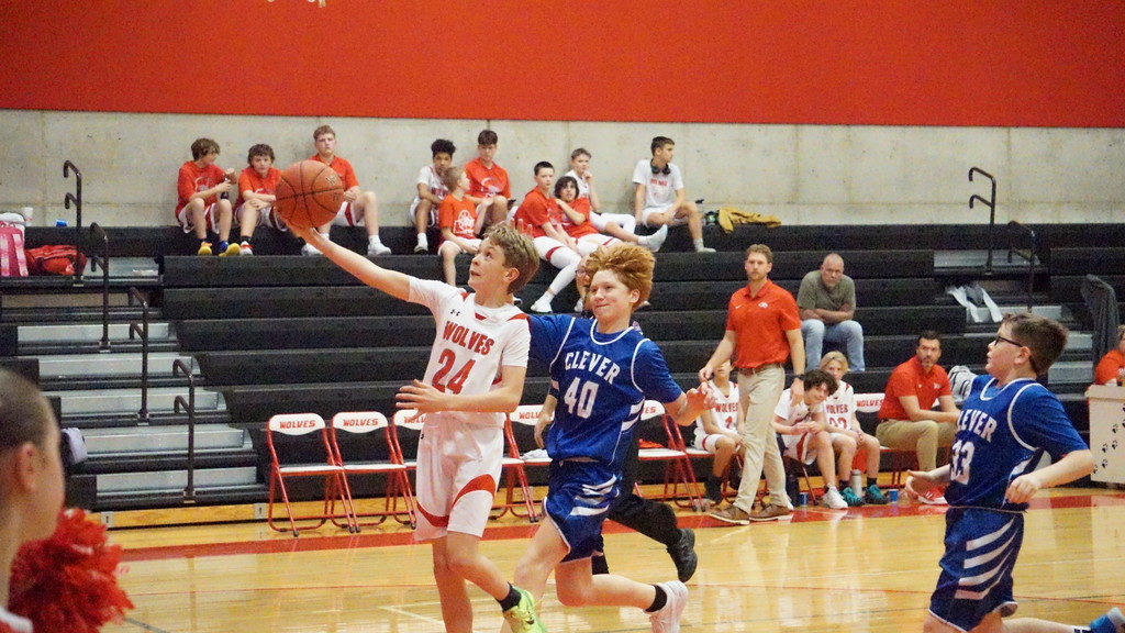 #24 with underhand shot