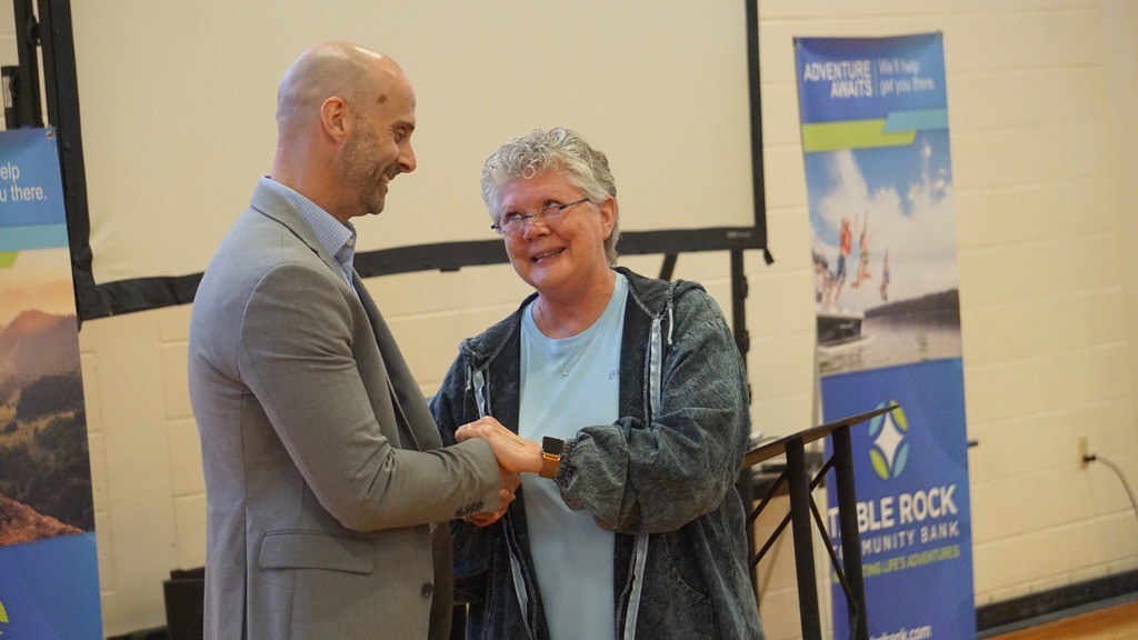 Dr. Hirschi and Nita Jane Ayres