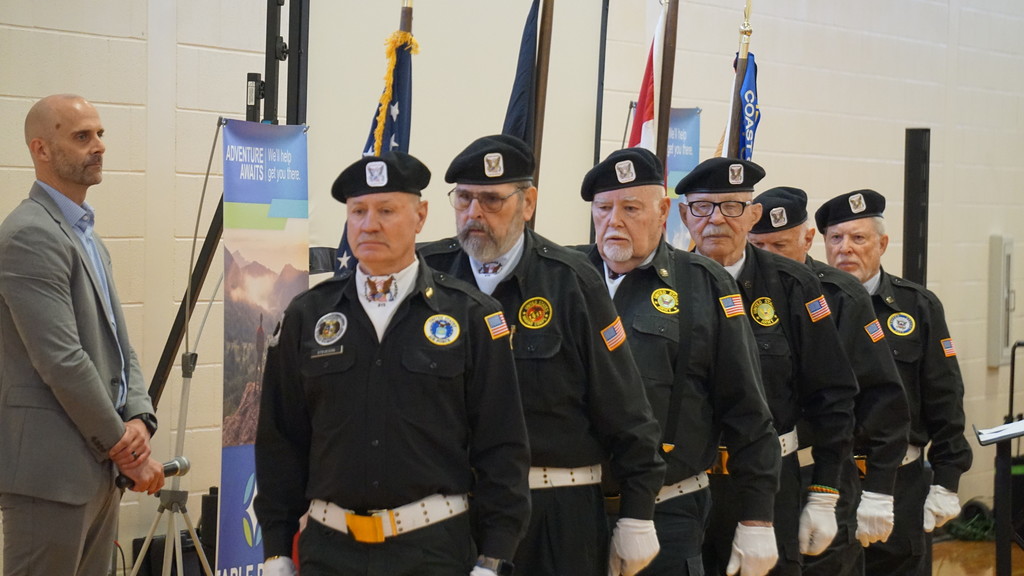 color guard marching