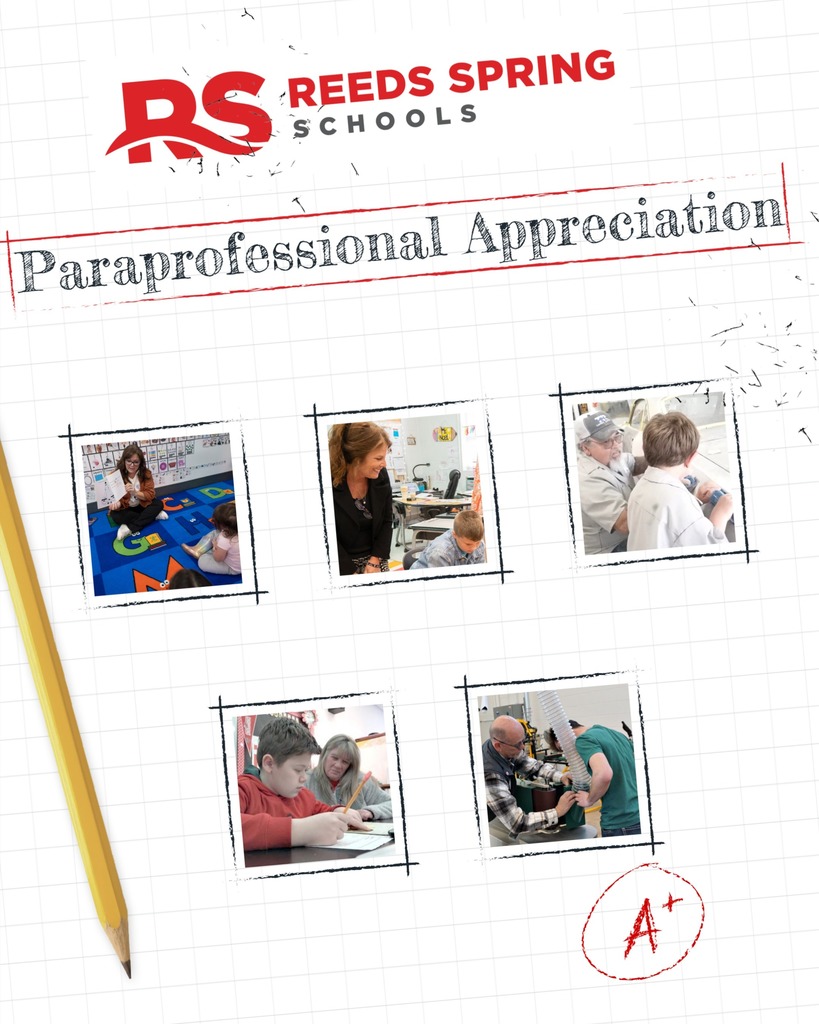 collage of 5 paraprofessionals working with students