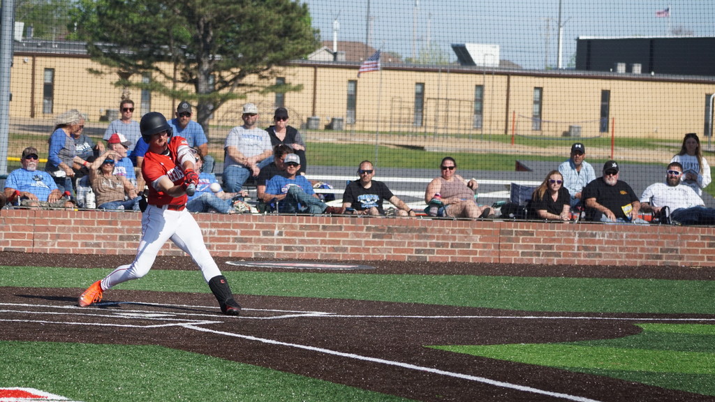 batter hitting the ball