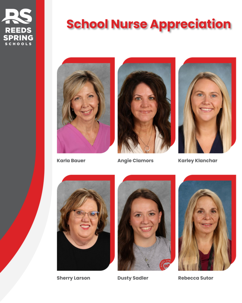 Karla Bauer, Angie Clamors, Karley Klanchar, Sherry Larson, Dusty Sadler, and Rebecca Sutor