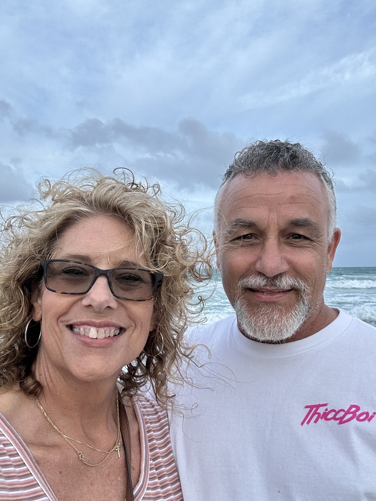 Billie Green with husband
