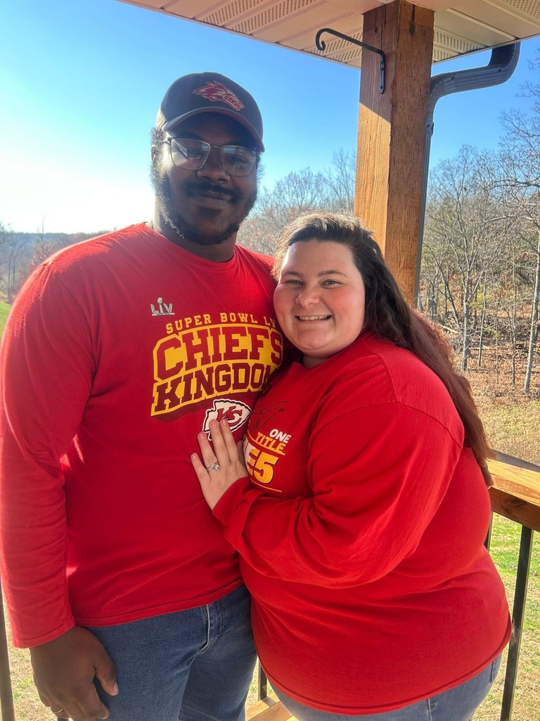Melody Andrews with boyfriend