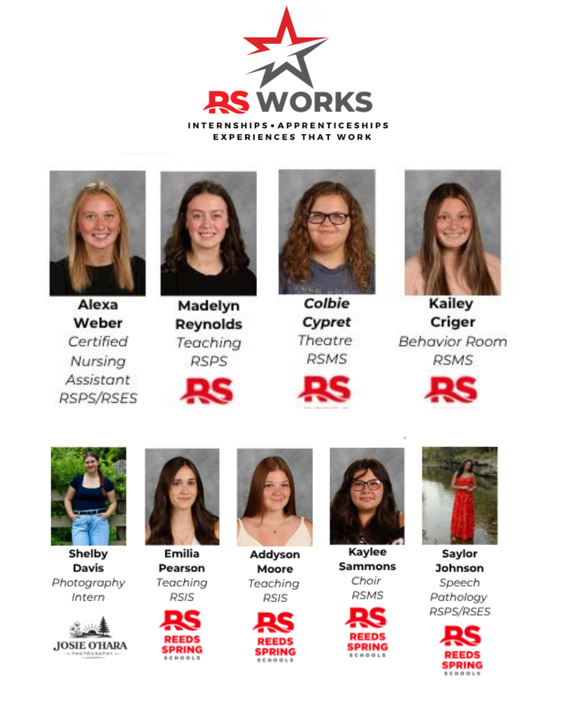 Alexa Weber, Madelyn Reynolds, Colbie Cypret, Kailey Criger, Shelby Davis, Emilia Pearson, Addyson Moore, Kaylee Sammons, and Saylor Johnson