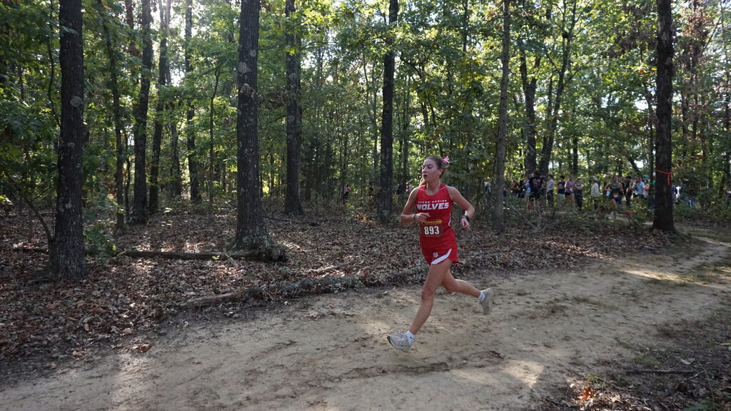 Claire R. on the course