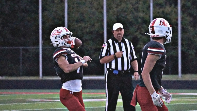 Gardner throwing football