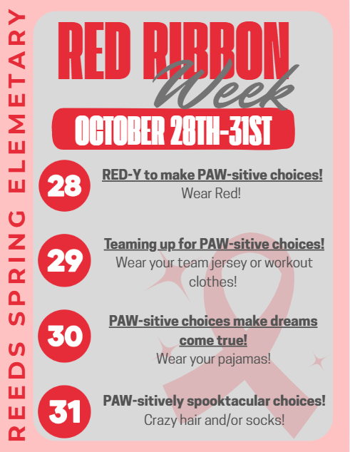 red ribbon week flyer
