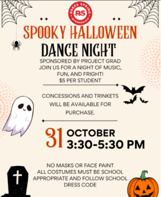 halloween dance flyer