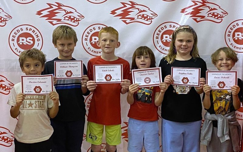 2nd grade learners of the month