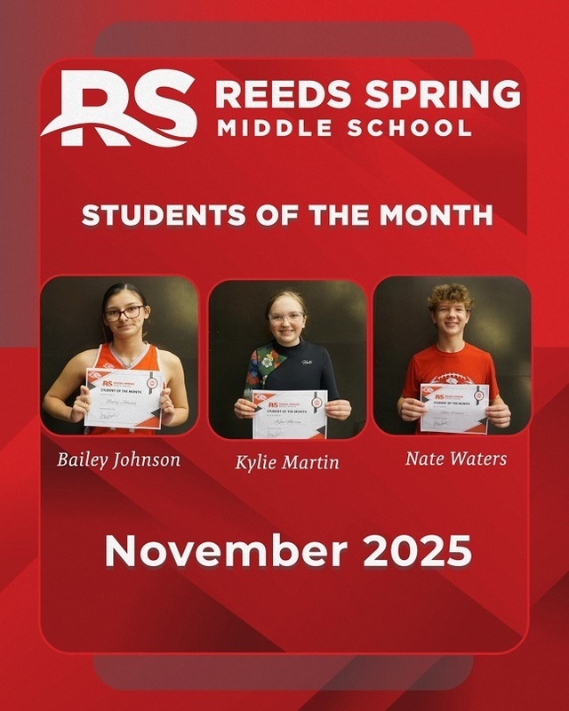 MS students of the month