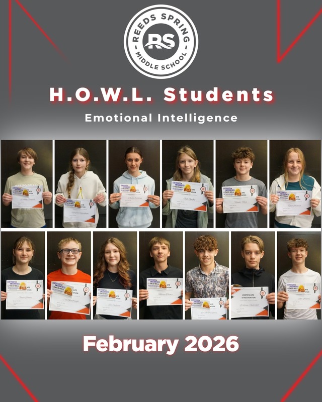 13 students holding certificates