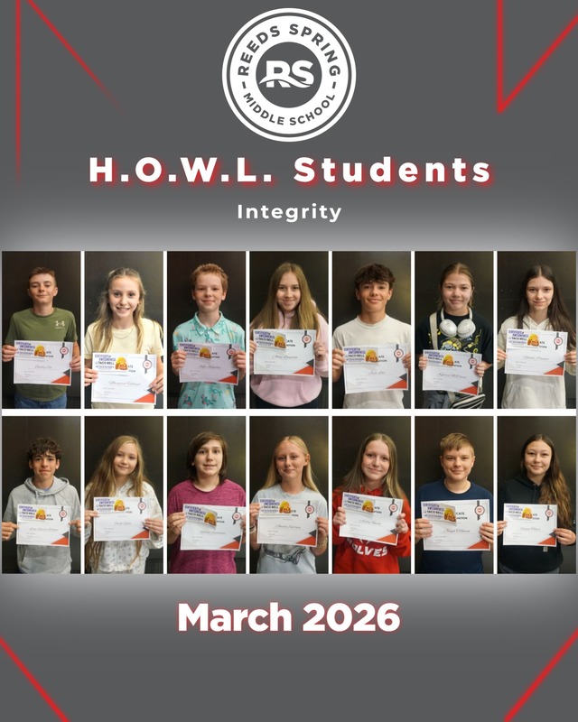 Top Row L to R - Bentley Ely, Margaret Holland, Kyle Kingsley, Addy Langston, Jude Love, Kymora McDaniel, Natalie Pinegar  Bottom Row L to R - Liam Quiroz-Woeber, Faith Ralls, Robert Sammons, Amelia Sartain, Ashley Smith, Joseph Tillman, Reagan Tolbert