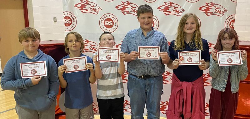  Gage Stanley, Lathem Dean, Michael Absher, Harley Wilken, Annabelle Slaybaugh, Emily Loftin