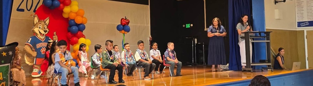 KCES Kindergarten promotion on stage