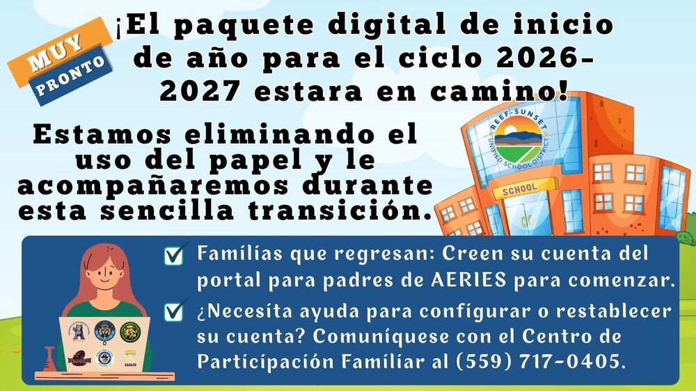 Beginning of the Year Packet for 2026–2027