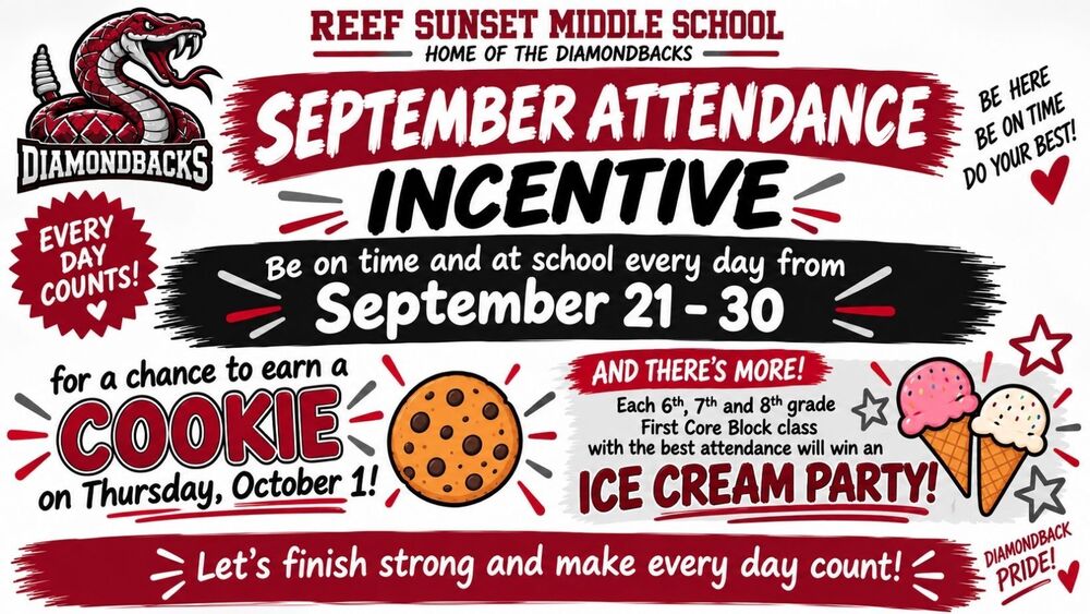 RSMS September Attendance Incentive info banner