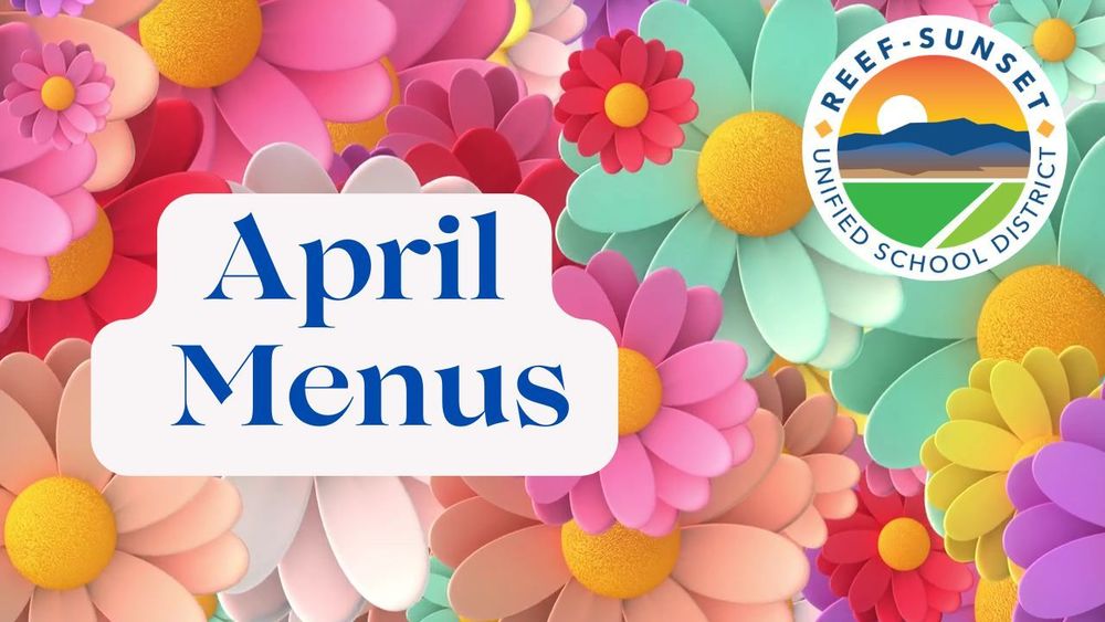 April Menus banner