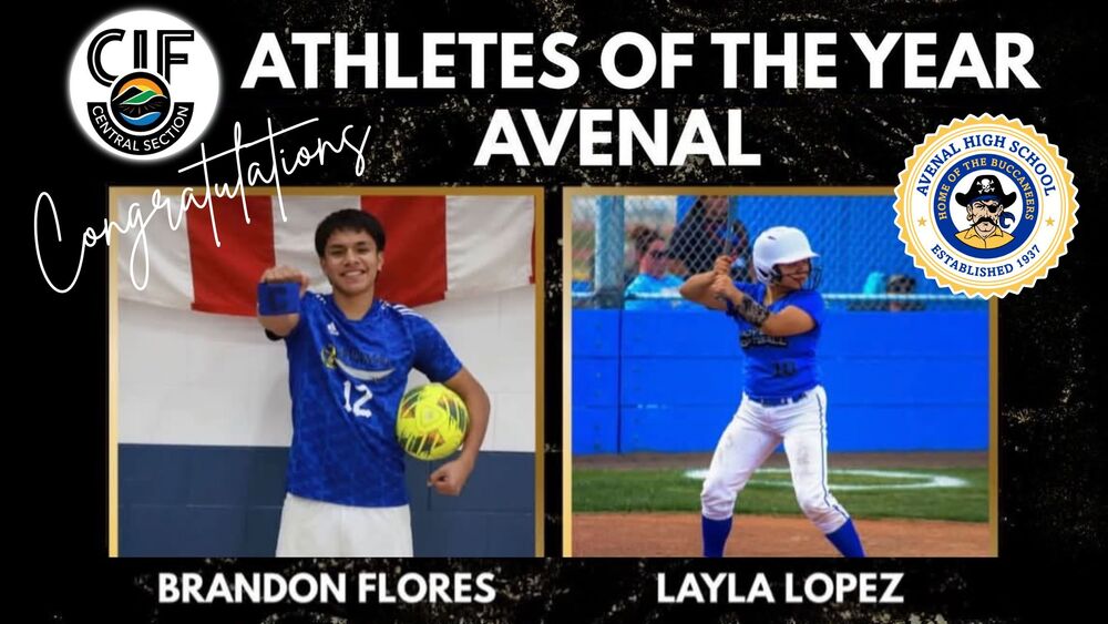 CIF Athletes of the Year B.Flores and L.Lopez