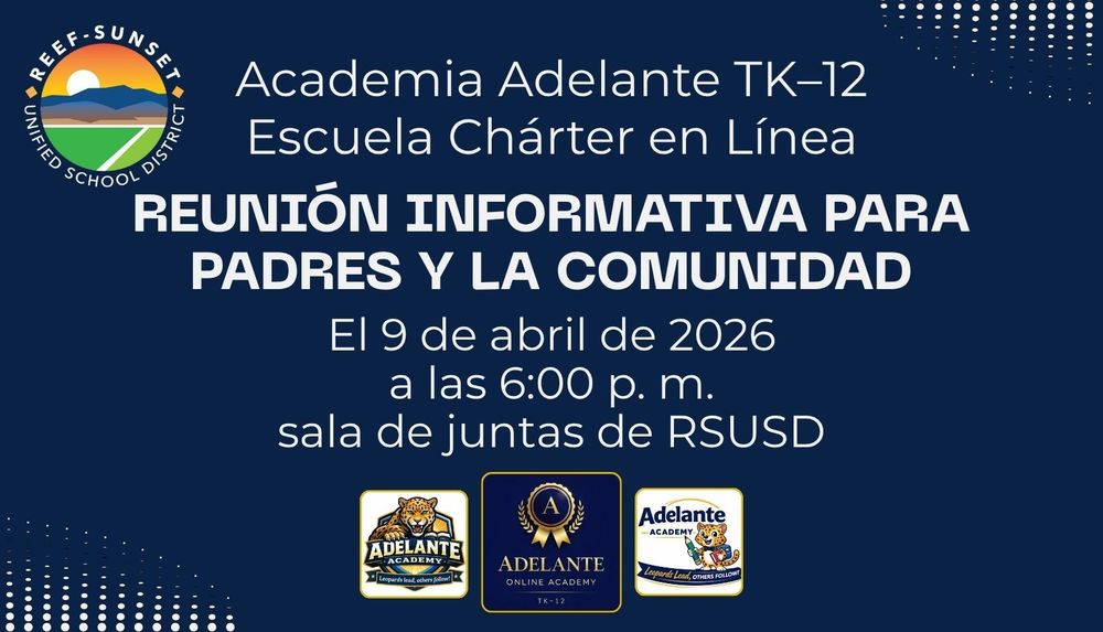 Adelante Academy Tk-12 Charter School banner