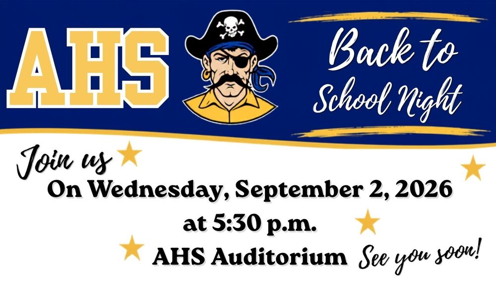 AHS Back to School banner