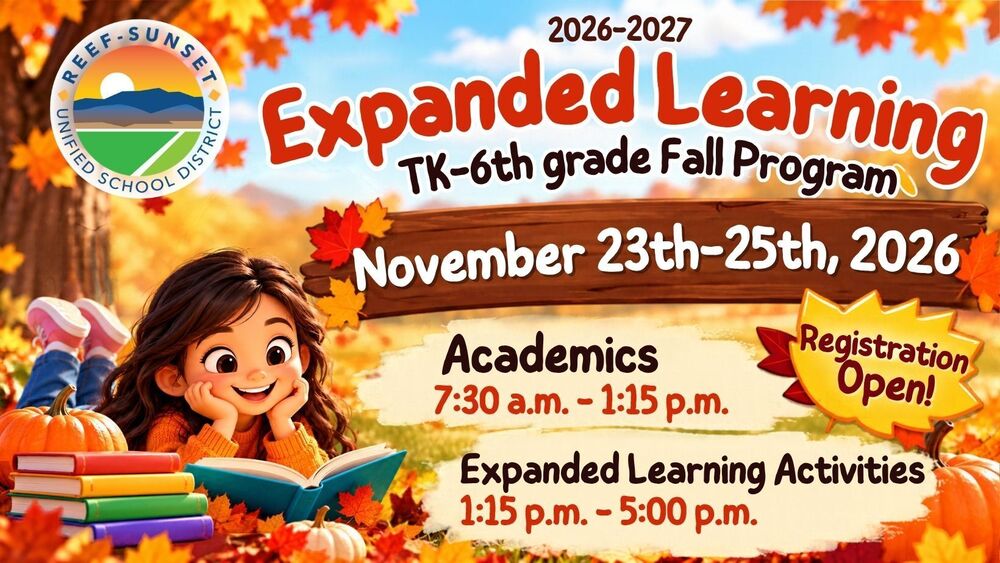 RSUSD Expanded Learning announcement
