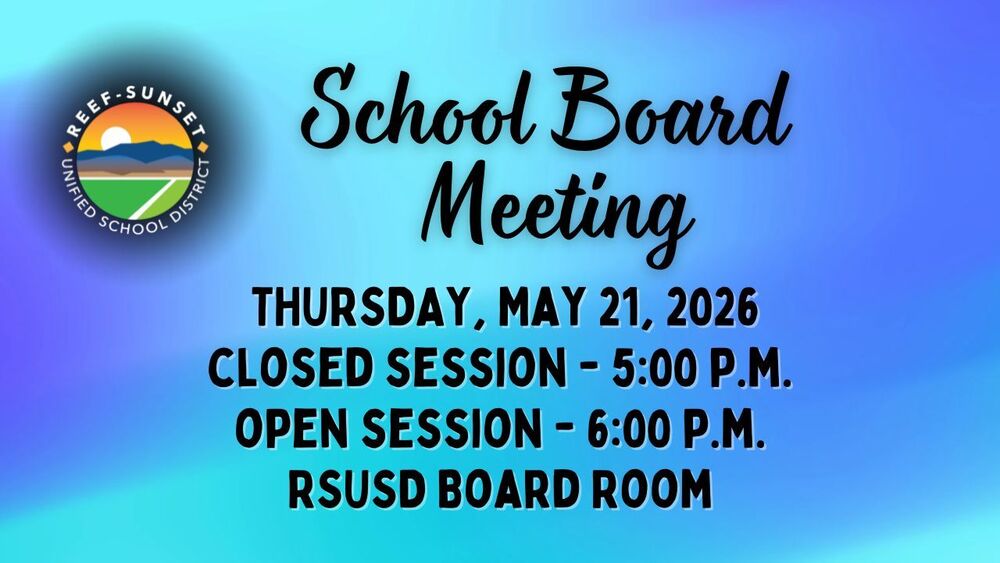 school board meeting banner
