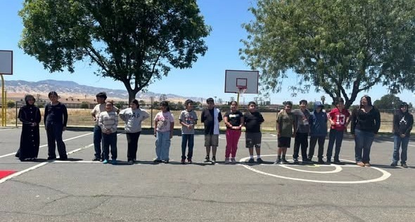 TES PBIS Team at SBAC Rally