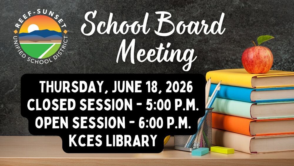 school board meeting banner