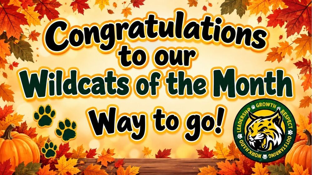 AES Wildcats of the month banner