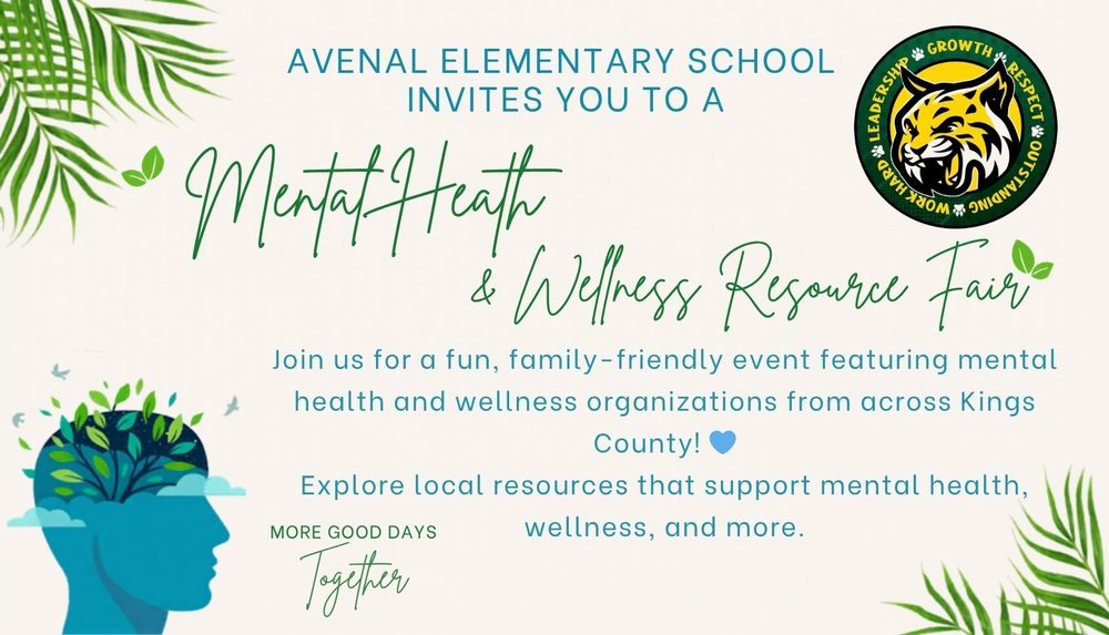 AES Mental health and resource fair banner