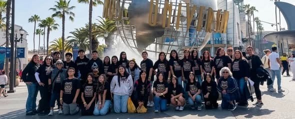 KCES students at Universal Studios