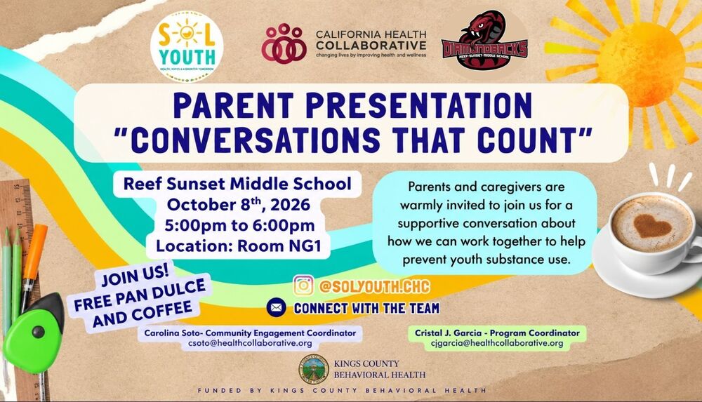 SOL Youth Parent Meeting information banner