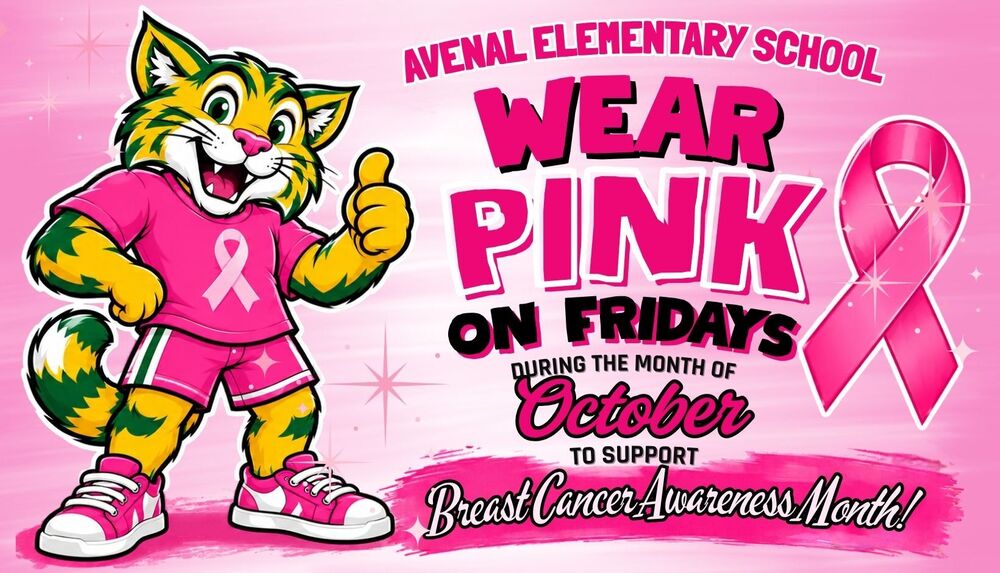 AES wear pink in October banner