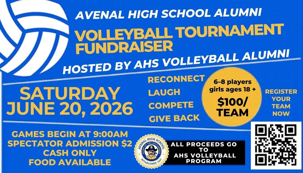 AHS Vb Tournament Fundraiser flyer